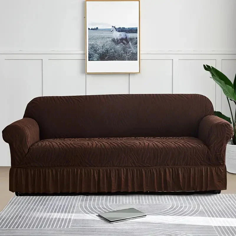 Premium Zebra Velvet Sofa Covers