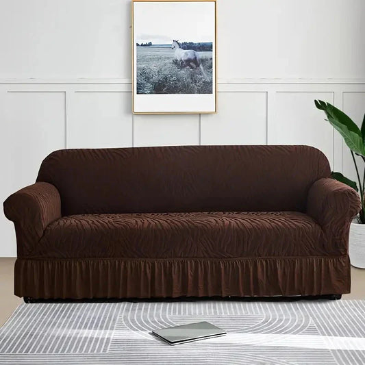 Premium Zebra Velvet Sofa Covers