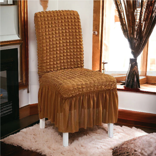 Frill Style Bubble Stuff Chair Cover