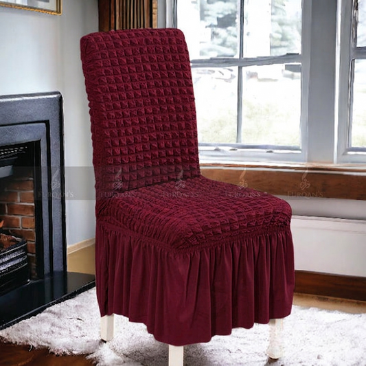 Frill Style Bubble Stuff Chair Cover